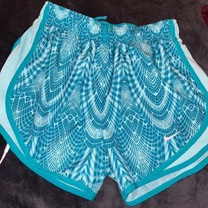 blue nike shorts